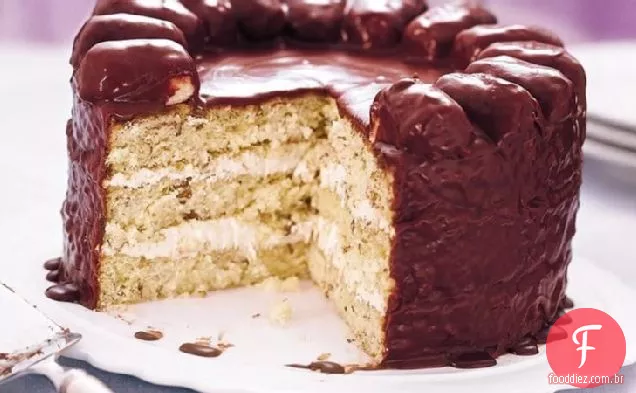 Chocolate-Bolo De Barra De Chocolate De Coco