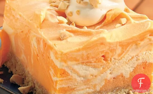 Quadrados Laranja Congelados Cremosos
