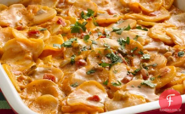 Batatas De Salsa Cremosas