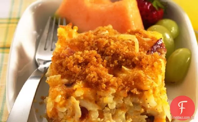 Hash Brown batata e ovo assar