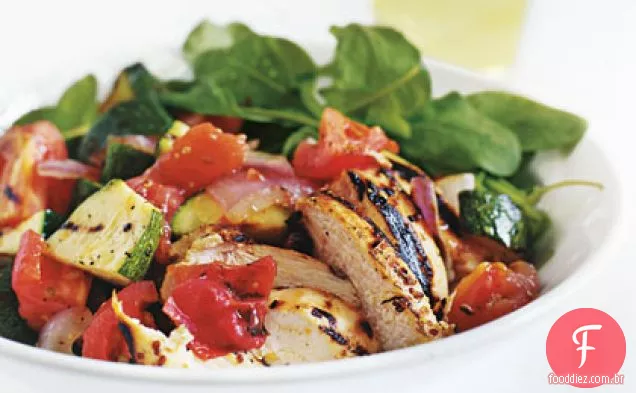 Grelhado-Salada Picada De Frango