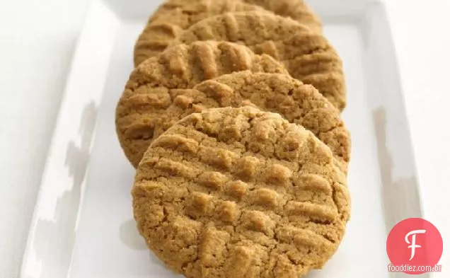 Biscoitos De Manteiga De Amendoim Saudáveis