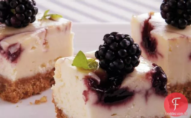 Blackberry Cheesecake Bites