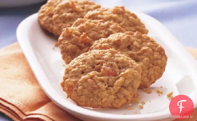 Biscoitos De Aveia De Damasco