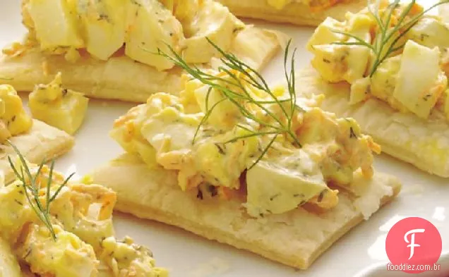 Batatas Fritas Com Salada De Ovo