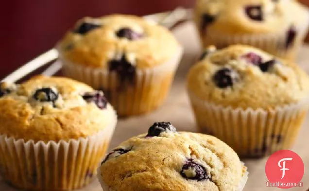 Muffins De Mirtilo Temperados