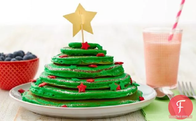 Árvore De Natal Pancake Stacks