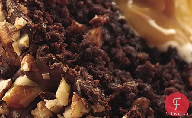 Bolo De Brownie Caramelo-Pecan