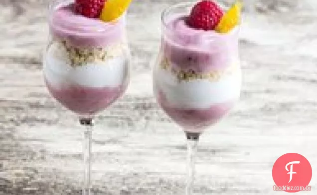 Framboesa Limão Sobremesa Iogurte Parfaits