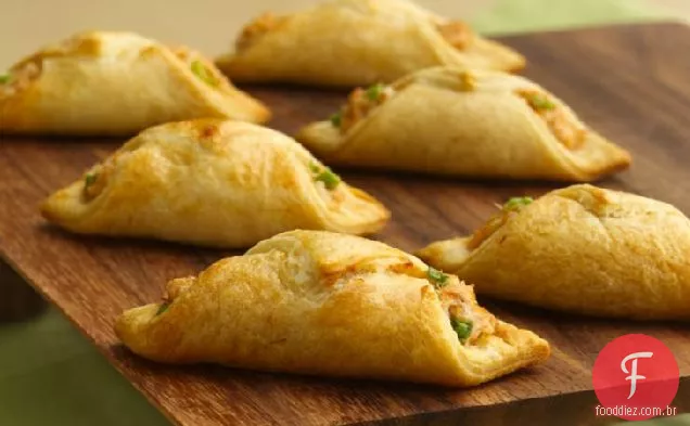 Wontons Crescentes Cheios De Caranguejo