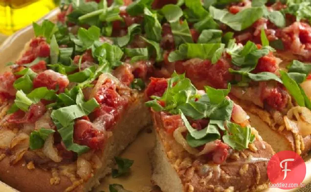 Cebola Caramelizada-Tomate Focaccia
