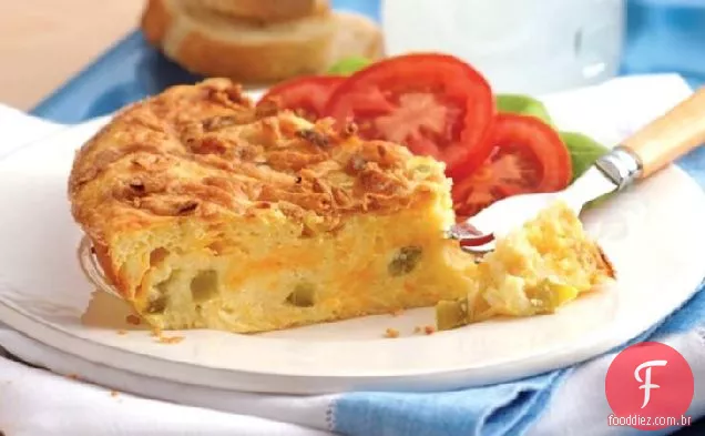 Torta De Queijo Triplo Incrivelmente Fácil