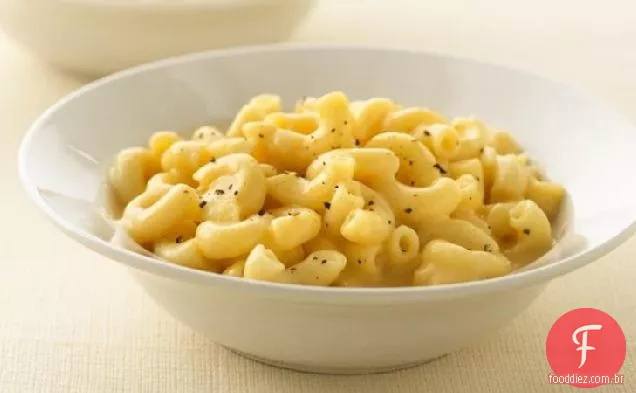 Macarrão e queijo saudáveis