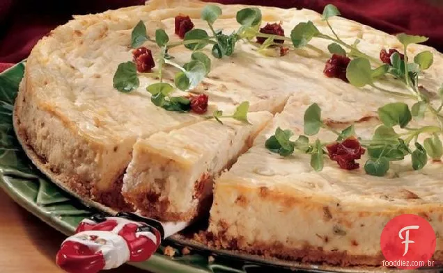 Havarti e Cheesecake de tomate seco ao sol