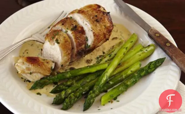 Frango Com Alcaparras, Mostarda E Salsa