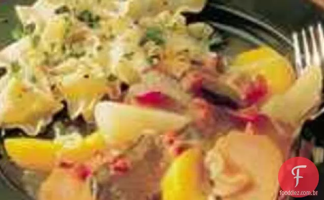 Carne Assada com frutas