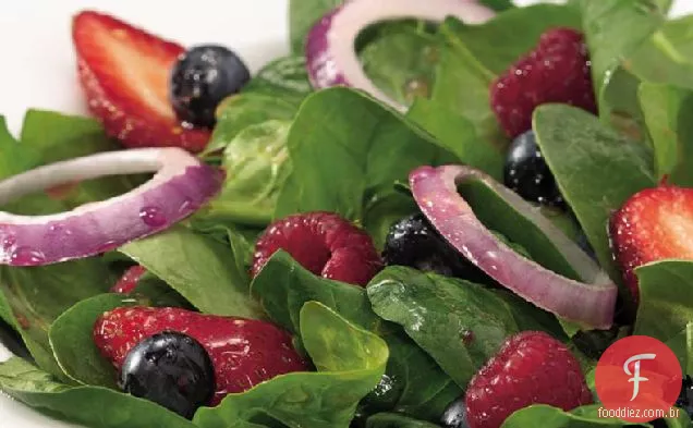 Salada De Espinafre Tri-Berry