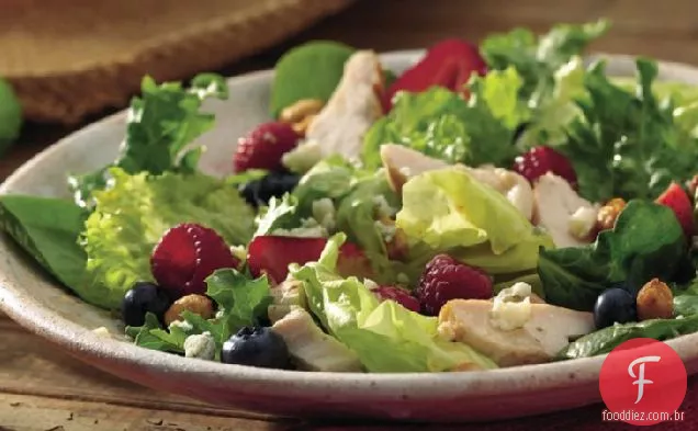 Salada de frango e Baga