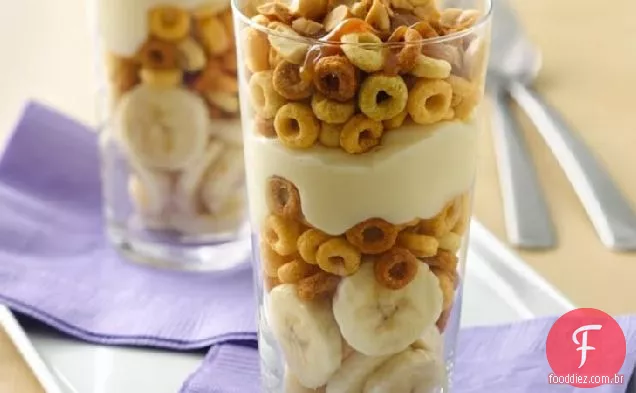 Manteiga De Amendoim Cheerios ® Pudim Carnaval