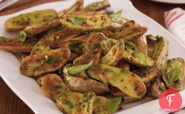 Alevinos assados com Pesto