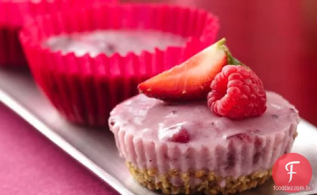 Mini Cheesecakes De Cranberry-Berry