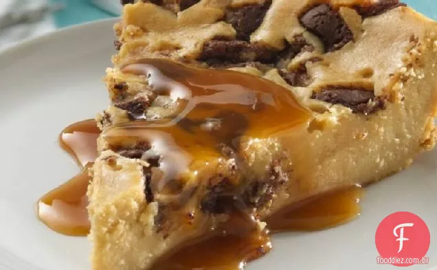 Impossivelmente Fácil Toffee Bar Cheesecake