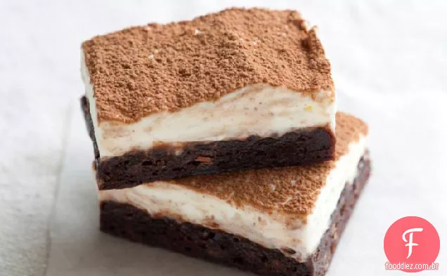 Fácil Tiramisu Brownie Bares