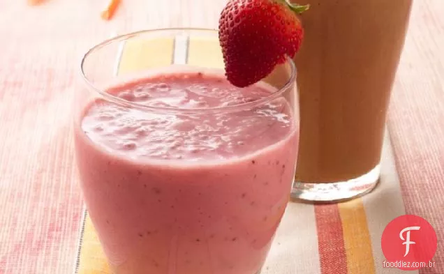 Smoothies De Morango Frescos