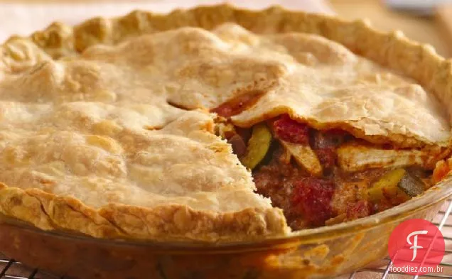 Frango Souvlaki Pot Pie