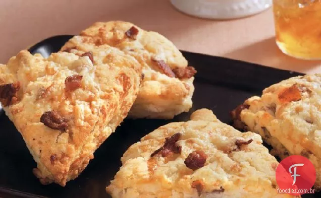 Bacon Sem Glúten Gruyère Scones