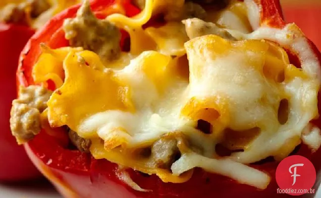 Lasanha De Queijo Pimentos Recheados