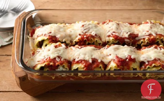 Make-Ahead Carne-Amantes Lasanha Roll-Ups