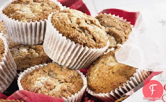Muffins De Farelo De Gengibre