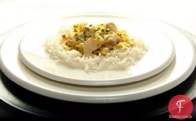 Frango Com Mostarda Dijon Com Alho Verde