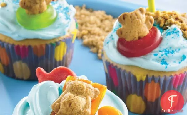 Peluche-na-praia Cupcakes