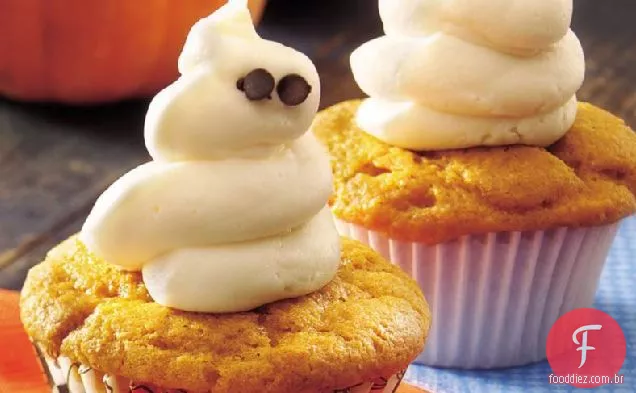 Cupcakes Fantasmas Amigáveis