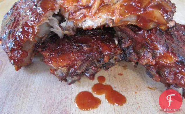 Costelas De Churrasco Com Receita De Molho De Cola