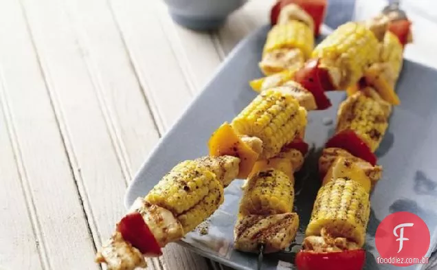 Kabobs De Frango Sudoeste Picante