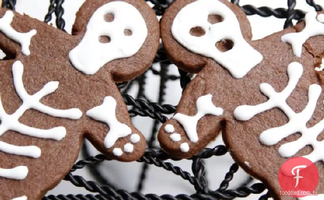 Spooky Skeleton Cookies