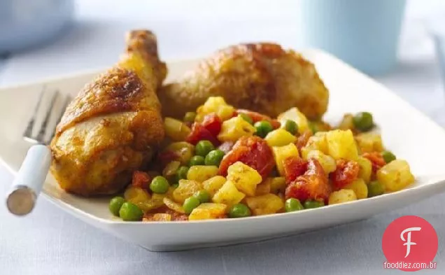 Frango Ao Curry Ao Estilo Indiano
