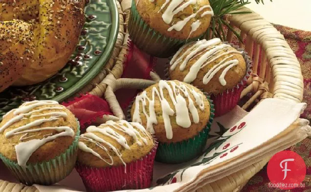 Muffins De Sementes De Papoula De Limão