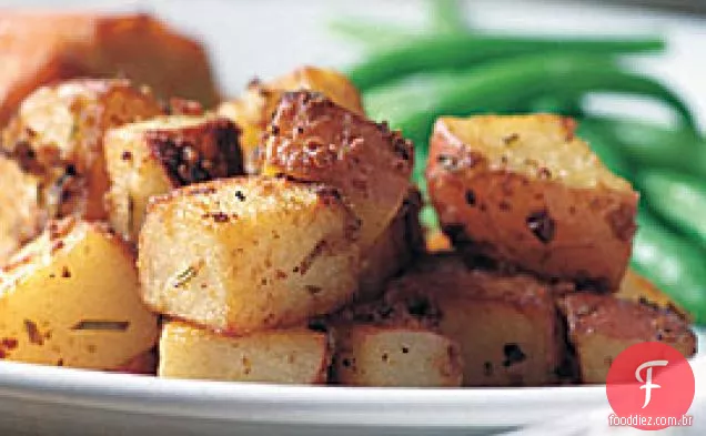 Batatas Assadas Com Mostarda E Alecrim