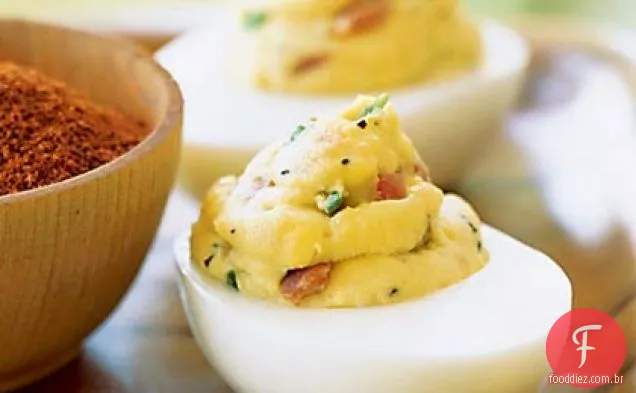 Bacon Deviled Ovos