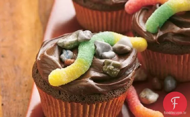 Creepy Crawler Cupcakes