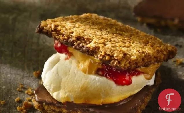 PB & J s'more