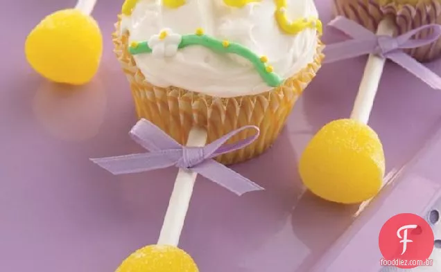 Bebê Chocalho Pêra Cupcakes
