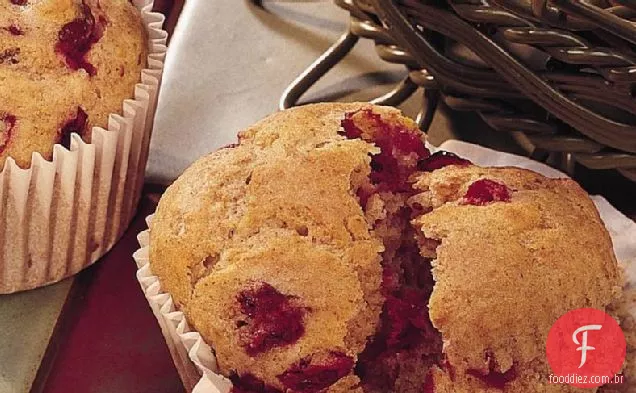Bolinhos de Cranberry-Laranja (mais leves )