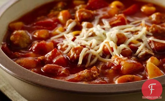 Slow-Cooker Sem Glúten Minestrone Stew