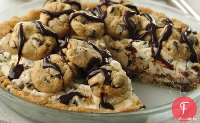 Chocolate Chip Cookie Ice Cream Pie