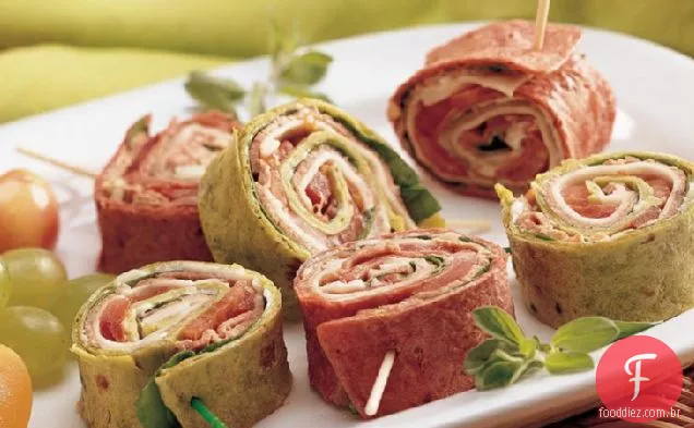 Carne e provolone Pinwheels